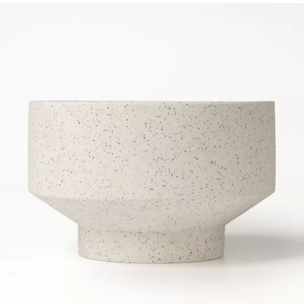 Wabi-sabi estiloko zeramikazko kandela-euskarri geometrikoak